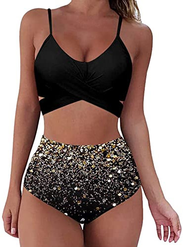 Damen Bikini Bikini Rock Sport Damen Set Badeanzug Damen schwarz Badeanzug Grosse grössen Bikini Bikini Oberteil große brüste ey Sonnencreme