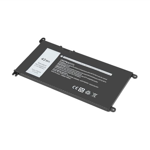 YRDD6 1VX1H Battery for Dell Inspiron 5481 5482 5485 7586 3583 5491 5591 3310 2-in-1 5593 5584 3493 3593 3793 5480 3582 5581 5590 3584 5493 5585 5594 5598 Vostro 3500 3491 5490 3400 (11.4V 42WH)