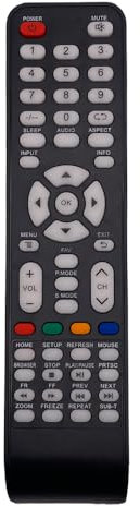 IOOIQQ Mando a distancia para ELIT L-4019AST2 BLUALTA BL-F50S-FHD ASPES ATV65UHD MANTA LED9500S Trevi UHD5003 Wonder LED-WDTV1430CSM Smart TV