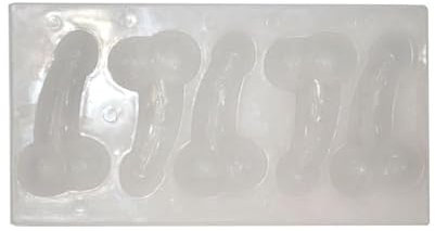 Lot de 12 - Bac à glaçons silicone zizi 5 glaçons