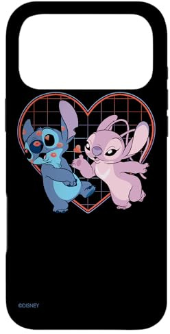 Disney Lilo and Stitch Angel Heart Kisses Case for iPhone 17 Pro Max