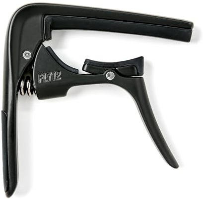 DUNLOP Trigger Fly Capo 12 Saiten - Schwarz (ADU 66CBK)