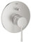 GROHE Essence, Badewannenarmatur für 2 Verbraucher (Wasserhahn für die Badewanne, automatische Umstellung: Wanne/Brause, Einhebel-Mischbatterie mit langlebiger Oberfläche), anthrazit, 19285DC1