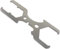 HAUTMEC 3 Way Plumber's Sink Strainer Wrench/Spud Wrench, Fits 1-3/4 inch, 2 inch and 2-1/2 inch Pipe Nuts, Multifunction Tool with 3/8-inch and 1/2-inch Square Drive Holes