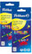 Pelikan 700146 12 Bicolor-Buntstifte, 24 Farben, rund, jeder Buntstift mit 2 verschiedenfarbigen Enden, farbig lackiert in Minenfarbe (Sortiert, 2 Stück)