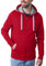 HRM Herren Jas M Kapuzenpullover, Rot, L