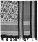 Mil-Tec Mode-Schal-12609402 Mode-Schal Schwarz/Weiss OneSize