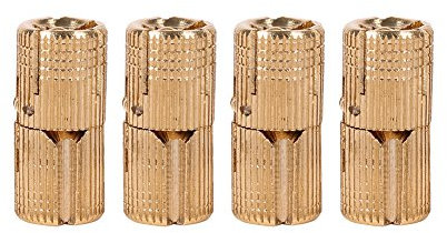 Cerniera a Scomparsa in Ottone Invisibile Cilindrica Scatola per Contenitore di Gioielli Porta in Legno DIY Fatto Mano (10mm)