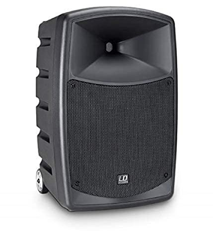 LD Systems ROADBUDDY 10 HBH 2 - Akkubetriebener Bluetooth-Lautsprecher mit Mixer, Funkmikrofon, Bodypack und Headset
