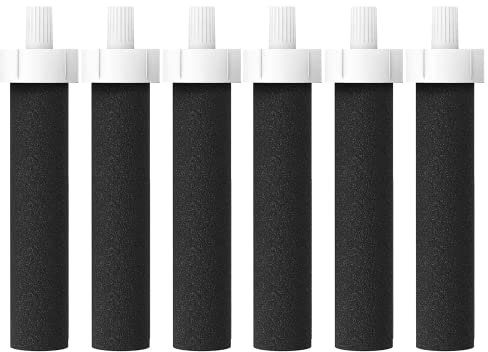 FilterLogic Water Bottle Filter, Replacement for Brita BB06, Brita Hard Sided, Sport and Stainless Steel Bottle Filter, 6 Count