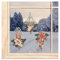 atelier alles-Spitze 3er Set Kleine Winter-Fensterbilder Laterne, Kerze und Weihnachtsstern | Wiederverwendbares Dekorationsset aus Farbiger Luft-Spitze | BxH: je 10 x 16 cm
