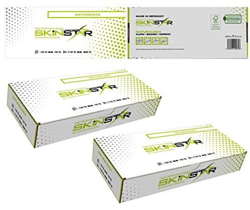 SkinStar Natural Wax Ski Langlauf Snowboard Wachs Touren Ski Wax 500g