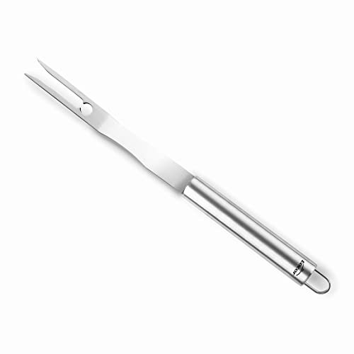 Lacor - 60261 - Fourchette BBQ, acier inoxydable, manche ergonomique, passe au lave-vaisselle, 43,5 cm, inox