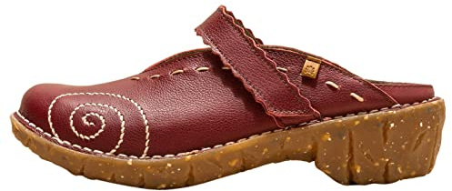 El Naturalista Damen Clogs Yggdrasil, Frauen Slipper,Wechselfußbett,Gartenschuhe,Sommerschuhe,sommerclogs,Pantoletten,Cereza,36 EU / 3.5 UK
