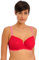 Freya Women's Offbeat Underwire Padded Half Cup Bra, Opaque, Chilli Red, 32H US