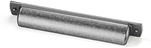 khtumeware 10 Pack 5(128mm) Vintage Drawer Pulls Antique Pewter Cabinet Bin Cup Pulls Kitchen Hardware Iron Cabinet Handles Drawer Handles Knobs.…