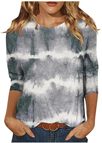 Generic Skims Tshirt Sommershirts Für Damen Oversize Tshirt Trachtenoberteile Frauen St Patricks T-Shirt Damen Lustig Kekoo Hemdmantel Sport Top Damen Fitness Hellblauer Pullover Damen