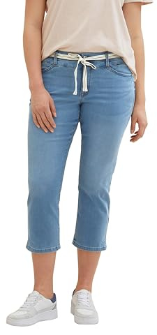 TOM TAILOR Damen Plussize Alexa Straight Cropped Jeans