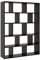 KUBUTKU Bücherregal Groß Wandregal mit 15 Fächern 141x105x18 Hängeregal Mordern Deko Schweberegal für Wohnzimmer Schlafzimmer Büro (Schwarz)