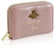 QZDAFFIC Porte Carte Portefeuille Femme, 12 Fentes Cuir Véritable Etui Anti RFID Porte Monnaie Portefeuilles et Porte-Cartes Wallet pour Cadeaux Femmes Homme (Rose)