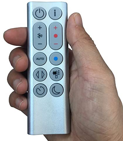 Replacement Remote Control Compatible for HP06 HP09 Dyson Pure Hot + Cool Purifying Fan Air Purifier/Heater (Silver)
