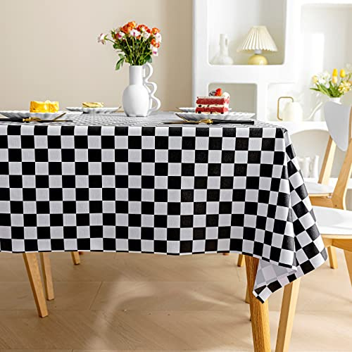 KLUOT Tischdecken PVC 80x120cm wasserfeste tischdecke abwaschbare tischdecken Outdoor Gartentisch Terrasse Tischtuch