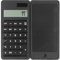 Büro-Schreibtisch-Rechner, Solarbetrieben, mit Handschriftlicher Schreibtafel-Funktion, Notizblöcken, Multifunktionaler, Leiser Tasten, Taschen-Desktop für Heim-Schulbedarf (Black)