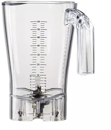 Cuerpo de vaso de licuadora, compatible con Hamilton Beach HBH550/650/850, vaso de licuadora de repuesto con cuchilla (sin tapa)