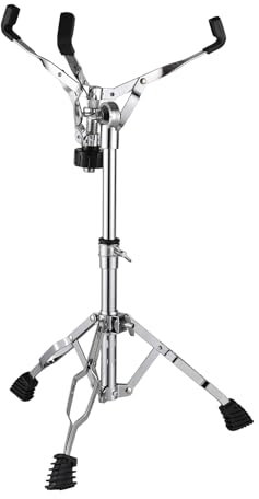 CHOYUE Snare-Drum-Ständer, zusammenklappbar, abnehmbare Halterung, 22 mm Rohrdurchmesser, höhenverstellbar, Stativ-Snare-Ständer, passend für 10 bis 14 Zoll Snare-Drum, für professionelle Musiker-Anfä