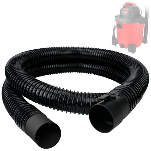 ChangTa 1-7/8 in x 7 ft. Polyurethane Shop Vacuum Hose, Fits Most Wet/Dry Vacs, Black, 1 pc