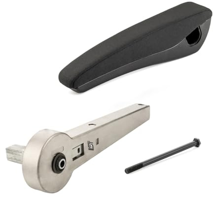 LST Armlehne Stoffbezug schwarz links Set Verkleidung kompatibel mit Mercedes-Benz Sprinter B906 W447 VW Crafter 2E