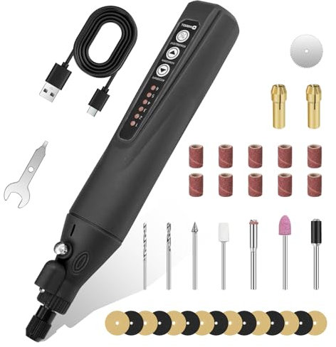 HARDELL Cordless 4V Rotary Tool Kit (New Blue)