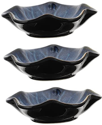 3 pezzi di piatti giapponesi, snack, antipasti, ciotole creative per immersione, vassoio per frutta, piatto per immersione in salsa, frutta secca, stoviglie in ceramica, ciotole per immersione in sals