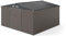 GOPLUS Abri de Jardin en Métal en Aluminium, 350 x 350 x 198 CM, Toit en Pente, Cabane de Jardin Exterieur avec 2 Portes Verrouillables, Fenêtre de Ventilation, Idéal pour Terrasse, Pelouse