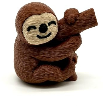 Kühlschrankmagnet Faultier – Handgemachte PLA Magnetfigur – 3D-Druck Tiermagnet für Küche & Büro – Charmantes Geschenk