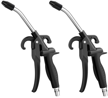 2PCS Air Blow Gun, 700L, 20PM, 90mm Steel Tube, Air Compressor Accessory Tool, Dust Cleaning Air Blowing Nozzle Gun for Compressor Professional Duster Cleaning