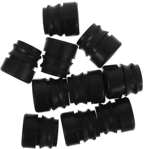 jojofuny 10 Stück Teiliges Gummi vibrationsdämpfer Ersatzteil set für Benzin kettensäge Langlebige Pufferpolster und Plug Mount für Kettensägen Griff Einfache Montage und Kompatibilität
