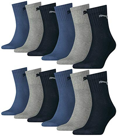 PUMA Unisex Short Crew Socken 3er-Pack