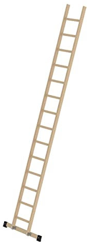 Munk Günzburger Steigtechnik 33116 Holz Anlegeleiter Montage mit Werkzeug Arbeitshöhe (max.): 5.3m