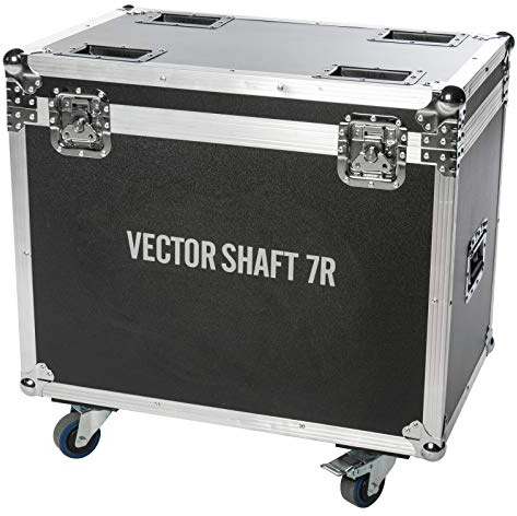 Lightmaxx Tour Case für 2 Moving Heads, Schwarz, 72x45.5x80cm, 9mm Multiplexholz, abschließbar, mit Rollen, Butterfly-Verschlüsse, ideal für Touring, robust, schützend