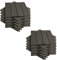 EUGAD Carrelage de terrasse Revêtement de Sol 22 pièces, Environ 2 m² pour Balcon Jardin 30 x 30 cm Gris, 0002DB-2