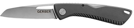 Gerber Coltello a serramanico con clip, Lunghezza lama: 8,2 cm, Sharkbelly Super Light Weight, Grigio, 31-003662