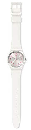 Swatch Quartz Montre avec Bracelet en Silicone GW411