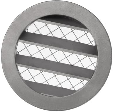 80mm Griglia di Ventilazione con Zanzariera - Griglie D'Aerazione - Alluminio