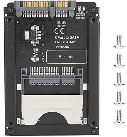 ASHATA CFAST zu SATA3.0 Festplattenadapterkarte Desktop CFAST 2.0 Riser Card Computerteile mit bis zu 450 MB/s