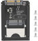 ASHATA CFAST zu SATA3.0 Festplattenadapterkarte Desktop CFAST 2.0 Riser Card Computerteile mit bis zu 450 MB/s