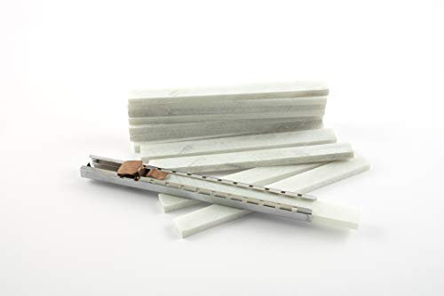 Ingegneri Francese Pietra ollare Saldatori Gesso Sticks, Confezione da 12 + 1 supporto