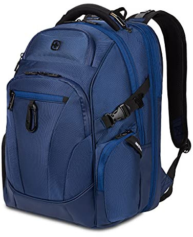 SwissGear 6752 TSA Friendly Scansmart Laptop Backpack, Navy Ballistic, 17.75-Inch, 6752 Tsa Friendly Scansmart Laptop Backpack