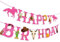 Kristin Paradise Western Cowgirl Happy Birthday Banner, Rodeo Party Schild, Texas Country Dekorationen, Wild West Girl Baby Shower Thema Supplies, Bday Kids 1st First Decor