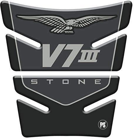 Paraserbatoio.it PARASERBATOIO RESINATO ADESIVO EFFETTO 3D, PER MOTO COMPATIBILE CON Guzzi V7-3 Stone